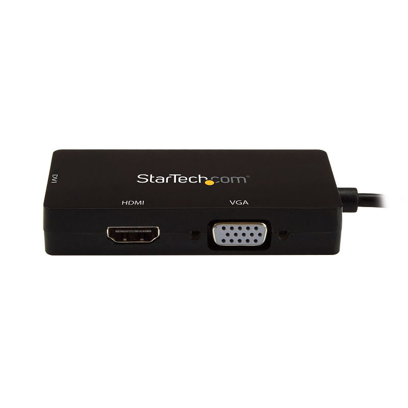 StarTech CDPVGDVHDBP USB-C Multiport Video Adapter - 3-in-1 - 4K 30Hz - Black